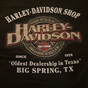 HARLEY DAVIDSON Big Spring, Texas T SHIRT MENS 2XL